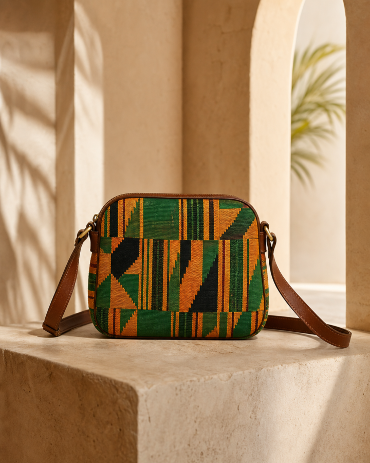 Kora Kente Crossbody Bag