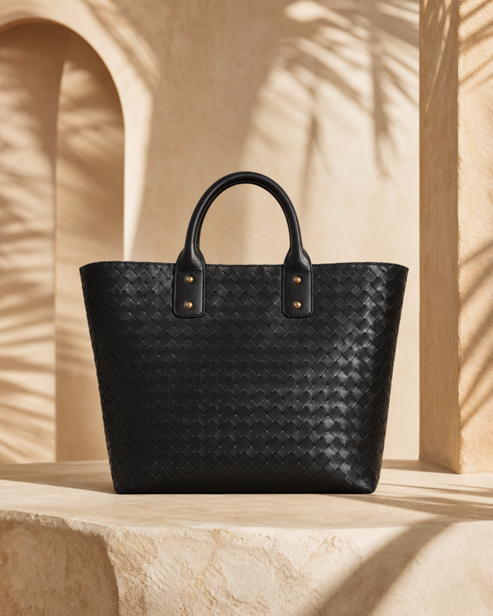Nuba Woven Leather Tote